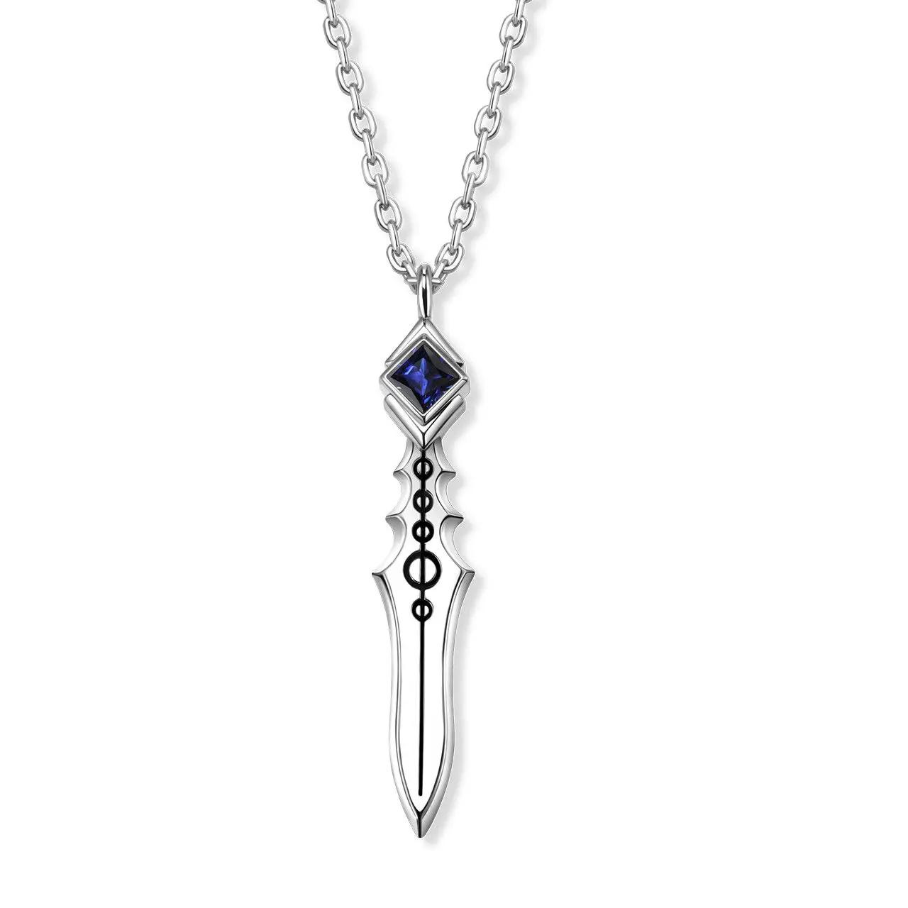 Fate Stay Night Heavens Feel Cosplay Necklace Cuchulainn Gae Bolg Necklace Choker Pendants Halloween Costume Accesso